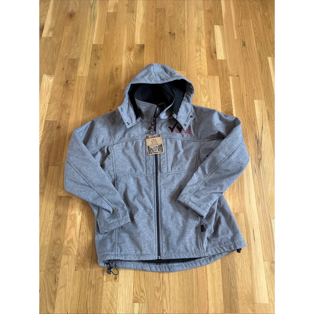 NWT STS Ranchwear Men's Large Weston Heather Grey Softshell Jacket Coat NWT